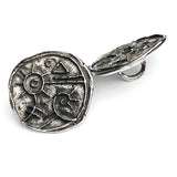 Magic Button from Green Girl Studios 15/16" Pewter #G318