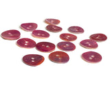 11/16" Pink Lilac Pearl Rustic Shell 2-hole, Pack of 4 buttons    #963-D
