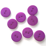 Bright Purple River Shell 5/8" 2-hole Button, Pack of 8 for $8.00  #1779