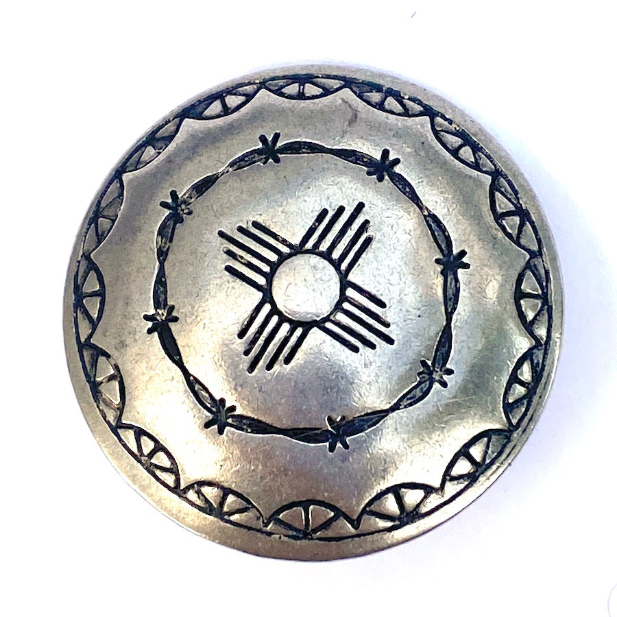 Zia Sun Symbol w. Barbed Wire 1
