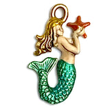 Mermaid Charm, 7/8" by Susan Clarke  #SC-779 (not a button)
