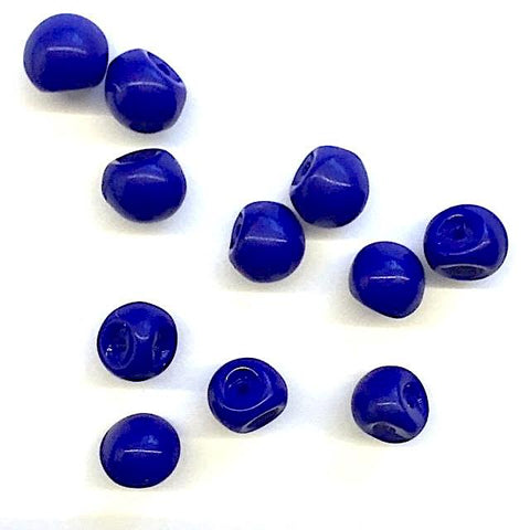 36 15mm Royal Blue Flat Round Plastic Four Hole Buttons – Smileyboy Beads
