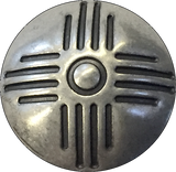 Sun Zia Symbol Concho Button Silver 5/8"  #SW-78