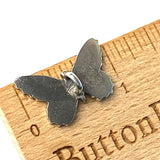 Butterfly Button, Pewter, 1"  #DN289
