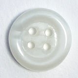 Vintage White Milk Glass 4-Hole Buttons 10mm / 3/8"  Pack of 8  #OT-123