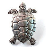 Turtle Button, Pewter, 1"  #DN273