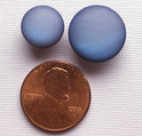 SALE Blue Violet Pastel Glow Shank Button, 11mm / 7/16" smaller size