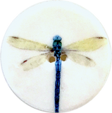 Dragonfly Large 1-1/2" Porcelain Button