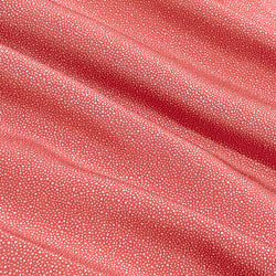 LAST YARD Coral Thousand Dot Print Chirimen Crepe Vintage Kimono Silk from Japan By the Yard  #746