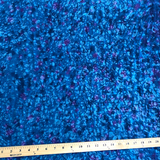 REMNANT, 3/4 Yard Piece, Midnight Pacific / Purple Rain Hand-Dyed Rayon Challis #541