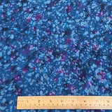 3/4 Yard Piece, Midnight Pacific / Purple Rain Hand-Dyed Rayon Challis #541