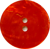 Bright Orange Pearl Shell 2-Hole 7/8" Button #360391D