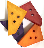 SALE Giant Trapezoid Button with 3 holes, in 10 colors 2-3/4". Reg. $3.95 each