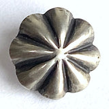 Nickel Silver Umbrella Repousse Button 5/8"  # WN213