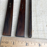 Vintage Japanese Toggle Buttons, Wood 5.5"
