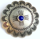 Fifteen Sunrises with 'Lapis' Concho Button 1.25"  #SW-22