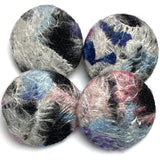 SALE Large Artisan Fabric Covered Buttons; Set of 4,  1-1/4"  #OT-75