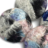 SALE Large Artisan Fabric Covered Buttons; Set of 4,  1-1/4"  #OT-75