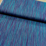 Turquoise/Purple/Teal  Shot Stripes Cotton By the Yard.  #CHL-026