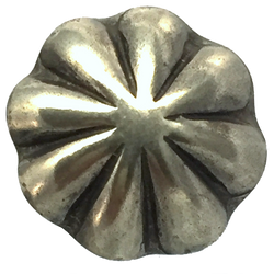 Southwest Silver Umbrella Repousse Button  3/4"  # WN214