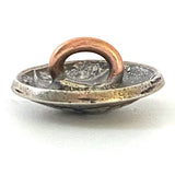 Authentic Buffalo Nickel Coin Button, 7/8" USA, Larger Shank #RV-3