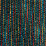 LAST YARD Dark Teal Blue/Green/Red/Gold Northern Lights Cotton Rustic Stripes, by the yard #CHL-127