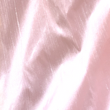 CLOSEOUT $20/yd!  Pale Pink Iridescent 100% Silk Dupioni 54" Wide. By the Yard #284