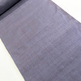 SALE Gray Purple Heather Solid Vintage Handwoven Tsumugi Kimono Silk from Japan by the Yard #407