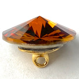 Swarovski Crystal Button, Copper, 9/16" 14mm,  #SC1395