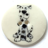 Spot, Blue Dog Porcelain  1-1/8"