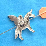 Unicorn Fairy 1" Artisan Metal Button