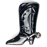 Black Western Boot Metal Button, 3/4"