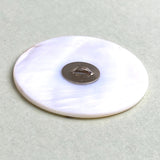 Chickadee Pearl Shell Button 1-3/8"  #SC-1238