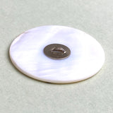 Chickadees Large Pearl Shell Button 1-3/8"   #SC-1275