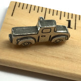 Pickup Truck Button in Pewter, 7/8" USA Pick Up