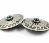 SALE Gloriosa with "Turquoise" 1-1/4" Concho Button #SWC-9