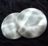SALE Gray/White Shadow Blur 15/16" Button, Shank Back #SWC-106   23mm