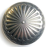 STERLING Agave Flower Concho Button 1.25". #SW-239